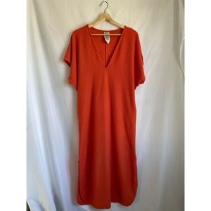 Free People Maxi V Neck Dress Size XS
